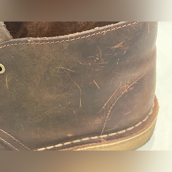 Clarks Brown Desert Chukka Boots with Suede Upper and Crepe Sole. - Picture 7 of 12